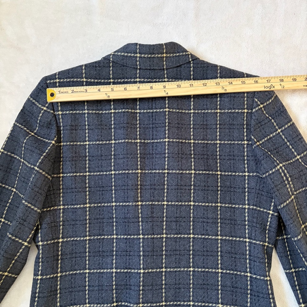 Vintage Pendleton Wool Plaid Blazer Jacket - Picture 8 of 14